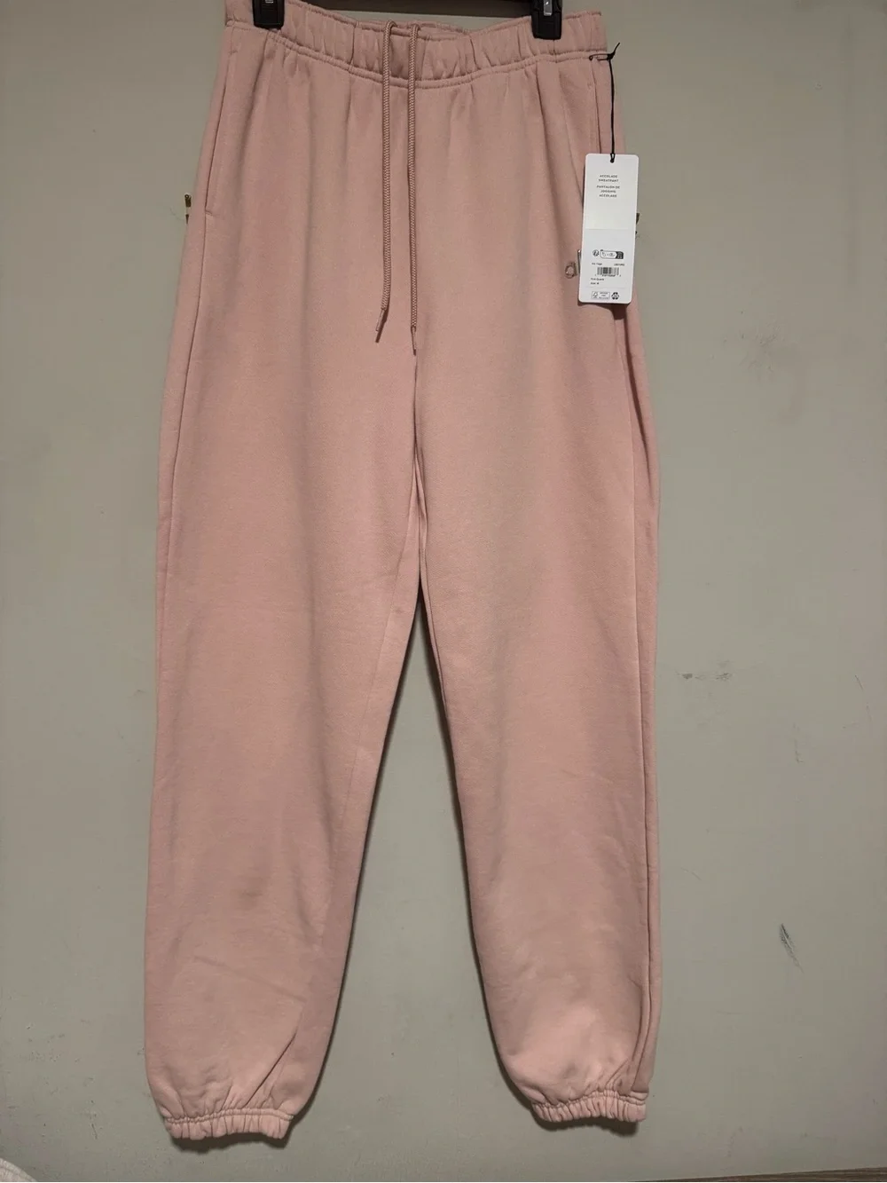 ALO Yoga Pink Quartz Oversized Crew Sweatshirt & Sweatpants Sz M Crewneck SZ L